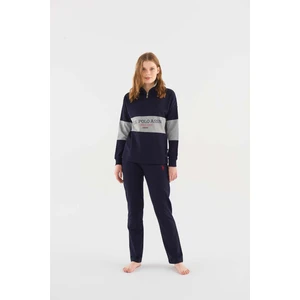U.S. Polo Assn. Kadın Lacivert Pijama Takımı