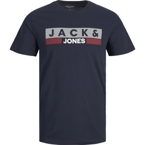 Jack & Jones Renkli Logo Baskılı Tişört-Corplogo