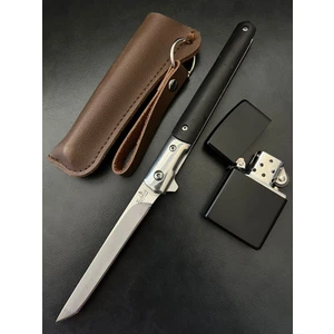 Kamp Outdoor M 390 Siyah Tanto  Çelik Çakı