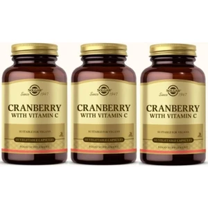 Cranberry Extract With Vitamin C 60 Kapsül 3 Adet