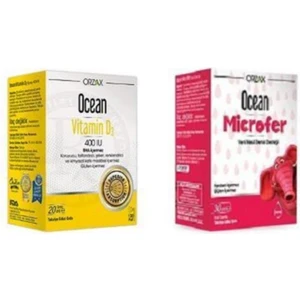 Ocean Ocean D3 Vitamini 400 Iu 20ml + Ocean Microfer Damla 30ml