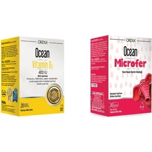 Ocean Orzax Vitamin D3 400 Sprey Ve Microfer 30 Ml Damla