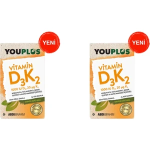 Vitamin D3k2 1000 Iu Damla 20 Ml 2 Adet