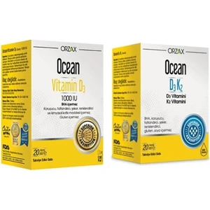 Ocean D3 Vitamini Ocean Vitamin D3 1000 Iu Sprey 20 Ml Ve D3 K2 Vitamin Damla 20 Ml