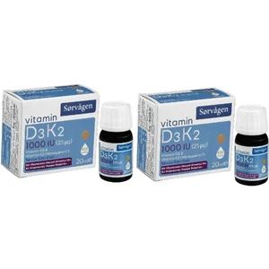 Vitamin D3k2 Damla 20 Ml (1000'Iu)- 2 Adet