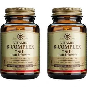 Vitamin B Complex &Quot;50&Quot; 50 Kapsül 2 Adet