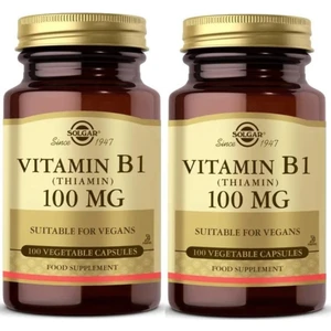 Vitamin B1 (Thiamin) 100 Mg 100 Kapsül 2 Adet