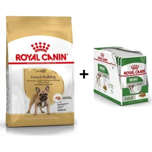 Royal Canin French Bulldog Yetişkin Köpek Maması 3 kg + 12 Adet Yaş Mama