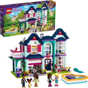 Friends Andrea'nın Aile Evi 41449 Yapım Seti; Mini Bebek Oyun Seti; 6 Yaşında Yaratıcı Çocuklar için Harika bir Hediye (802 Parça)