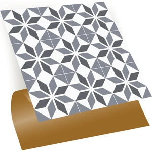 Kendinden Yapışkanlı Geometrik 037 Desenli Pvc Karo 30X30 cm (56 Adet) 5m2