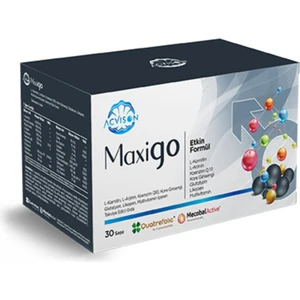 Maxigo Erkeklere Özel L-Karnitin L-Arjinin Koenzim Q10 Kore Ginsengi Içeren Multivitamin 30