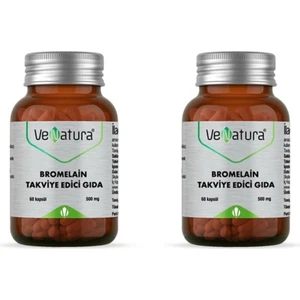 Bromelain Takviye Edici Gıda 60 Kapsül 2 Adet