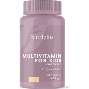 Nutrıplus Multıvıtamın Çocuk 6 Çiğneme Tableti