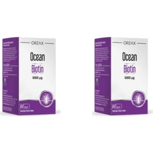 Ocean Orzax Ocean Biotin 5000 Mcg 60 Kapsül 2'Li
