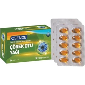 Osende Çörekotu Yağı 30 Yumuşak Kapsül