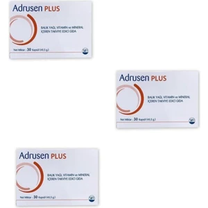 Adrusen Plus 30 Kapsül 3 Adet