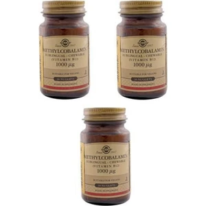 Methylcobalamin 1000 Mcg 30 Tablet 3 Adet