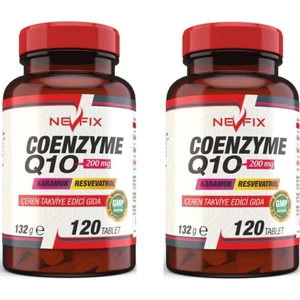 Koenzim Coenzyme Q10 200 Mg 120 Tablet X 2 Kutu