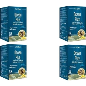 Ocean Plus Omega 3 1200 Mg 30 Kapsül 4 Adet