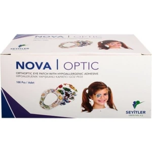 Nova Optik Çocuk Hipoallerjenik Yapışkanlı Oval Göz Pedi 100 Adet