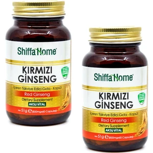 Shiffa Home (Aksuvital) Kırmızı Ginseng 850 Mg 60 Kapsül X 2 Adet