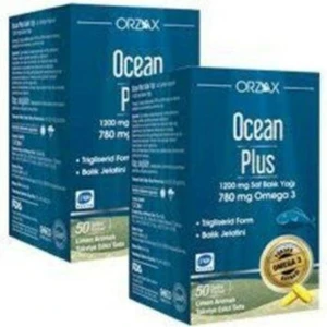 Ocean Plus Omega 3 1200 Mg 50 Kapsül Balık Yağı 2 Adet