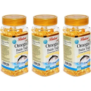 Omega 3 Balık Yağı Yumuşak Kapsül 1380mg*100 3 Adet