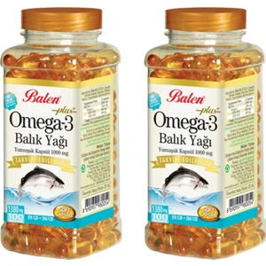 Omega 3 Balık Yağı 100 Yumuşak Kapsül 500 Mg 2 Adet