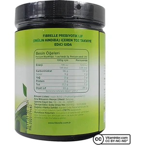 Inülin Fos Prebiyotik Lif 500 Gr