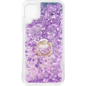 Kip GSM Huawei P40 Lite Kılıf Sıvılı Simli Yüzüklü Kapak