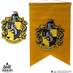 Sihir Dükkanı Hufflepuff Büyük Flama Kırlangıç Kesim