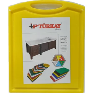 Kesim Tahtası Polietilen Tutmalı Oluklu Plastik Levhası 32,5*26,5*1 cm