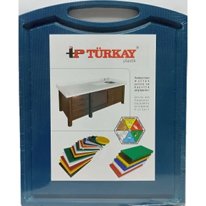 Kesim Tahtası Polietilen Tutmalı Oluklu Plastik Levhası 32,5*26,5*1 cm