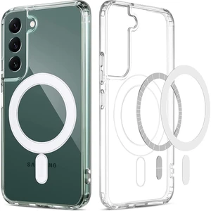 Samsung Galaxy S22 Plus Kılıf Magsafe Wireless Kablosuz Şarj Uyumlu Manyetik Şeffaf Kapak