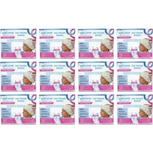 Medcover Hasta Saç Bakım/temizleme/yıkama Bonesi (12 Adet/paket)