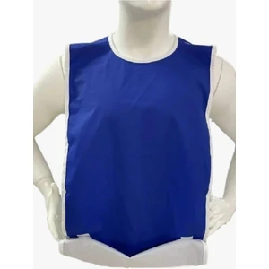 1 Adet Yıkanabilir Hasta Yemek Önlüğü Cepli-Cırtlı