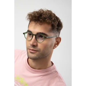 Yuvarlak Model Erkek B-Block Mavi Işık Korumalı Gözlük