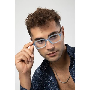 Dikdörtgen Model Erkek B-Block Mavi Işık Korumalı Gözlük