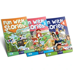 Team Elt Publishing Ingilizce Hikaye Kitabı Seti 3 Kitap Fun With Stories Level 2-3-4