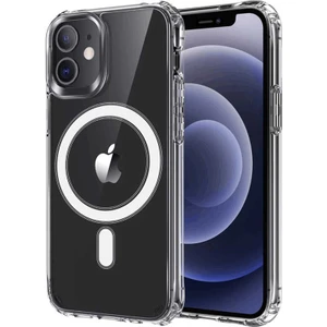 Apple iPhone 11 Kılıf Magsafe Wireless Kablosuz Şarj Uyumlu Manyetik Şeffaf Kapak