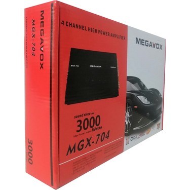 プロキオン４箱 Megavox MGX-704 4 Kanal Anfi 3000W Ful Mosfet Fiyatı
