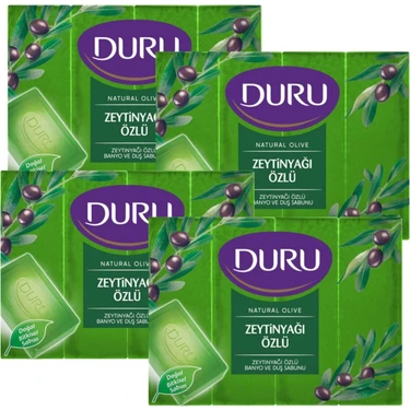 Duru Natural Olive Zeytinyağlı 16 Adet Banyo Sabunu