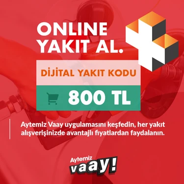 Aytemiz Akaryakıt Aytemiz Vaay Dijital Yakıt Kodu 800