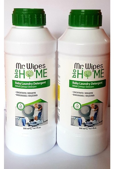 Mr Wipes Konsantre Bebek Çamaşır Deterjanı 2 Adet