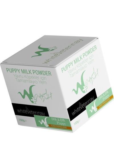 Whiteveterinay Puppy Milk Powder Yavru Köpek Süt Tozu 150 gr