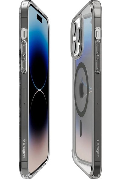 Spigen Apple iPhone 14 Pro Max Kılıf Ultra Hybrid MagFit (MagSafe Uyumlu) Frost Black - ACS05582