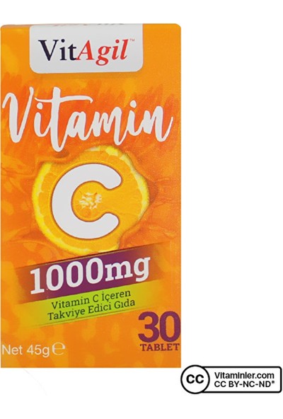Allergo Vitagil Vitamin C 1000 Mg 30 Tablet