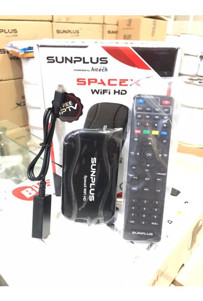 Hitech Sunplus Spacex Mini Full HD Dahili Wifi Uydu Alıcı 2 YIL BOYUNCA ULUSAL BELGESEL SİNEMA KANALLARI YETİŞKİN BEDAVA