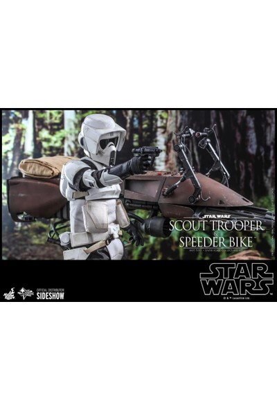 Hot Toys Scout Trooper And Speeder Bike (Rotj) Sixth Scale Figure Set - MMS612 908855 -