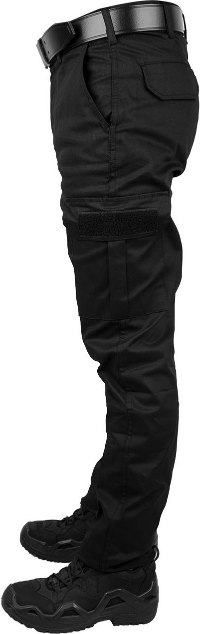 My Tekstil Erkek Kargo Pantolon Siyah Likralı Slimfit Düz Paça